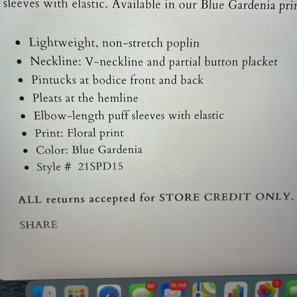 HUNTER BELL Blue and White Floral Dress - Picture 10 of 11